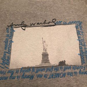 UNIQLO Andy Warhol Tshirt/Grey/Large/New Condition